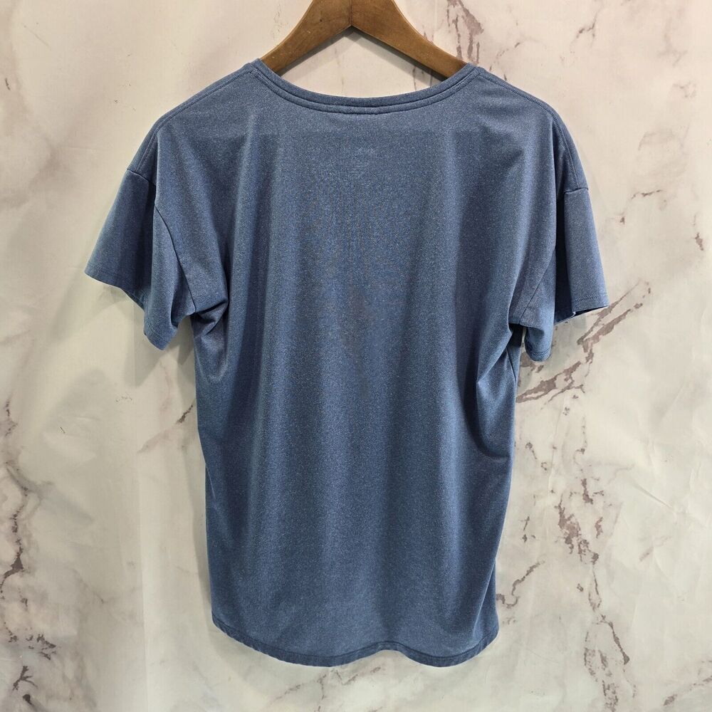 REI Co Op Shirt Womens Medium Blue Tech Short Sleeve Active Hiking Light - Picture 5 of 8